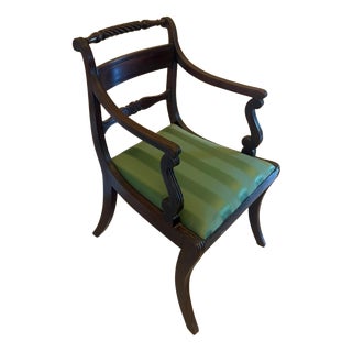 Antique Regency Mahogany Desk Chair, 1830s For Sale
