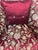 Maroon French Empire Bergère Armchair, Circa 1920s For Sale - Image 8 of 12