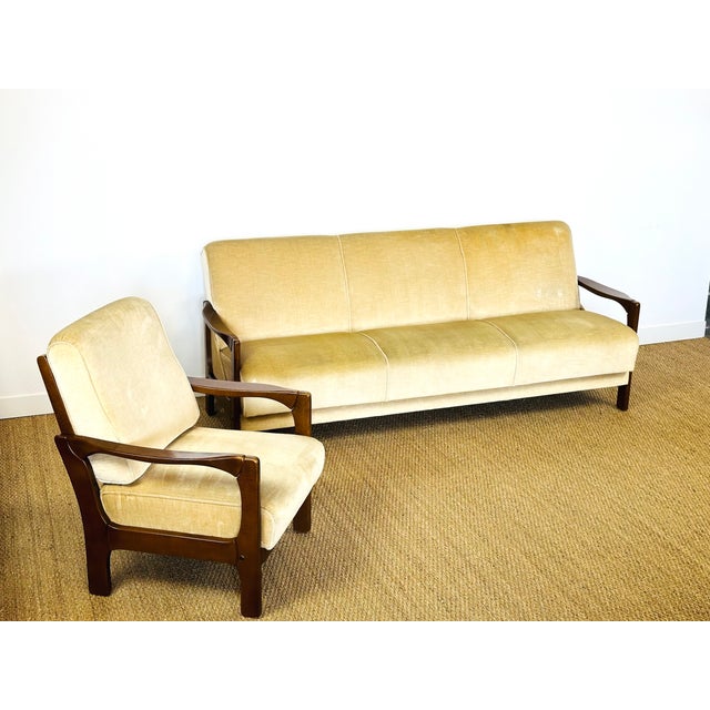 Set of Scandinavian Living Room Set, 1960s For Sale - Image 15 of 15