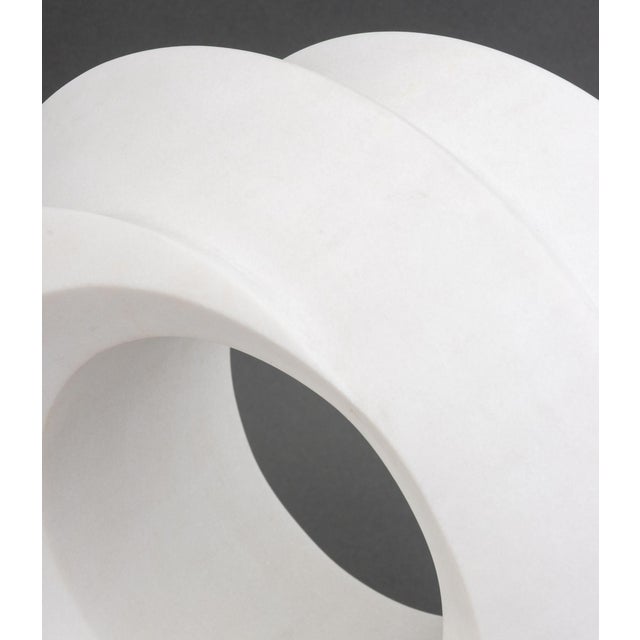 Pair of Modernist Carved White Quartzite Sculptures For Sale In New York - Image 6 of 9