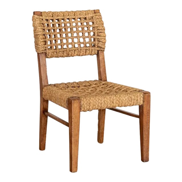 1960s Adrien Audoux & Frida Minet Chair For Sale