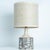 Grey Ceramic Table Lamps with Silk Shades from Soholm, Denmark, 1960s, Set of 2 For Sale - Image 13 of 14
