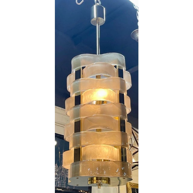 Metal Murano Woven Lanterns in Fume For Sale - Image 7 of 7