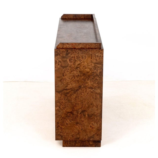 Wood Karol Cylwik X Poritz & Studio Burl Wood Credenza For Sale - Image 7 of 9