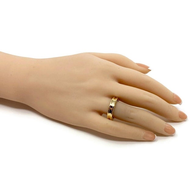 Contemporary Mid 20th Century Bvlgari B.Zero1 One Band Ring 18K Yellow Gold Size 5 For Sale - Image 3 of 5