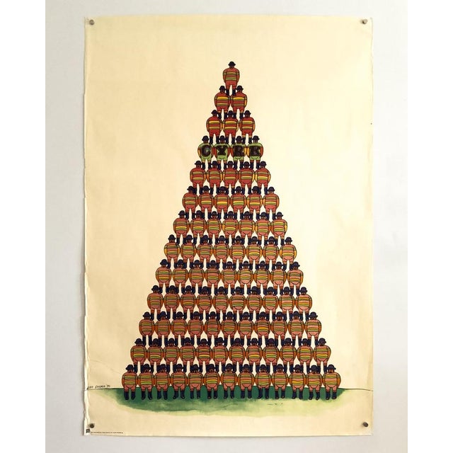 Circus Original Circus Poster by Jan Sawka, 1975 For Sale - Image 3 of 9