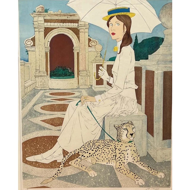 This lithograph is hand signed and marked EA (epreuve d'artiste) artiste proof in English which means that it is the first...