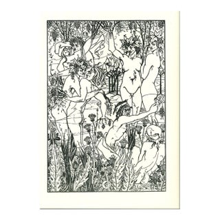 Aubrey Vincent Beardsley, L'orgie, Lithograph, 1970 For Sale
