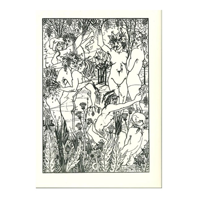 Aubrey Vincent Beardsley, L'orgie, Lithograph, 1970 For Sale