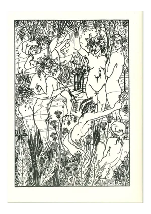Aubrey Vincent Beardsley, L'orgie, Lithograph, 1970