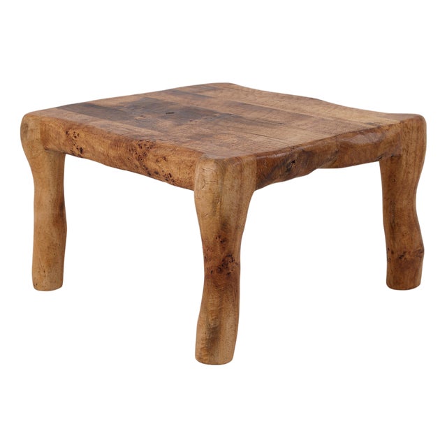 Rustic Wood Coffee Table by Logniture For Sale