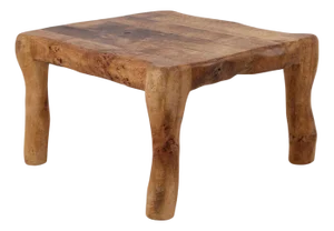Rustic Wood Coffee Table by Logniture