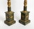 Stone Italian Empire Style Gilt-Bronze / Green Marble Pedestals For Sale - Image 7 of 11