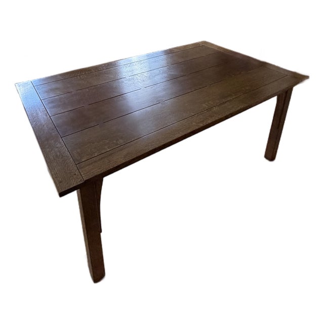 Stickley Mission Oak Arts & Crafts Extension Dining Table For Sale