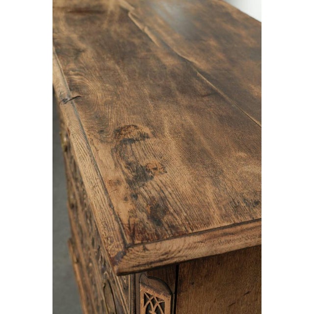 Brown 18th Century English Oak Chest of Drawers For Sale - Image 8 of 16
