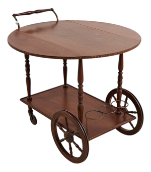Italian Wooden Food and Drinks Trolley