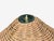 V. Soini Oy, Rare Floor Lamp, Brass, Leather, Rattan, Finland, 1950s For Sale In New York - Image 6 of 13