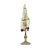 Vintage 1970s c.w. Parker Style Jumper Carousel Horse on Brass Pedestal For Sale - Image 11 of 12