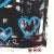 2020s Black and Blue - Bold Abstract Love Heart Street Art Style Original Artwork by Gary John For Sale - Image 5 of 7