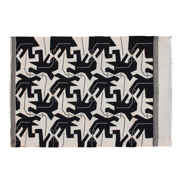 Mid 20th Century Handmade Moroccan Touareg Blanket For Sale