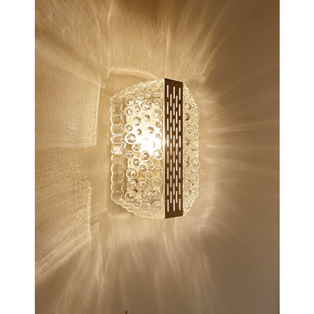 Vintage Bubble Glass and Chrome Sconces, 1970s, Set of 2 For Sale - Image 18 of 18