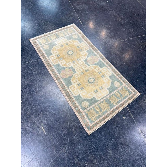 Turkish Oushak Runner Rug 2'11" x 28'9" #17459 For Sale In Houston - Image 6 of 8