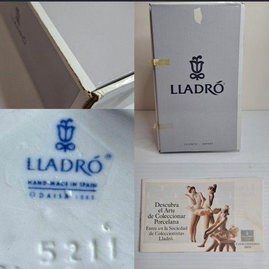 Lladro 5211 Angela W/Umbrella Porcelain Figurine Retired 1983 Mint W/Box Signed For Sale - Image 10 of 10