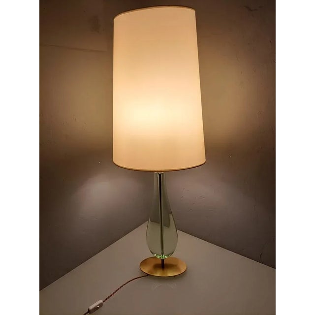Table Lamp in Brass and Glass by Max Ingrand for Fontana Arte, 1950s For Sale - Image 13 of 13