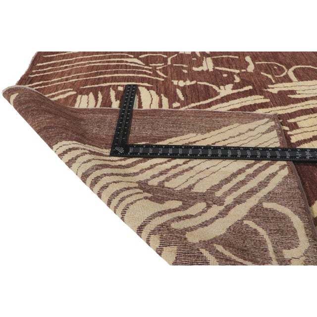 Early 21st Century Arts & Crafts Style Modern Area Rug, 08'07 X 11'07 For Sale - Image 5 of 9