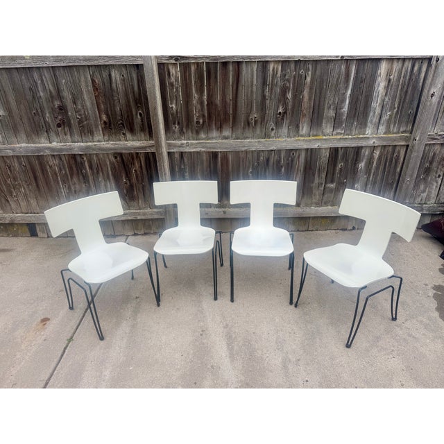 Donghia Vintage Donghia "Anziano" Klismos-Style Chairs - Set of 4 For Sale - Image 4 of 6