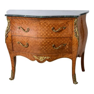 Marble Top French Chest For Sale