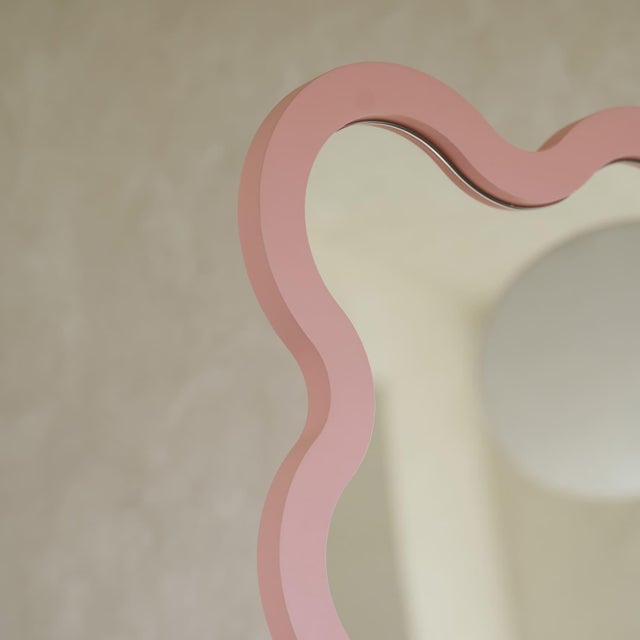 Red Hvyli 16 Free Standing Full-Length Dressing Mirror by Oitoproducts For Sale - Image 6 of 17