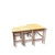 Wood Vintage Teak Nesting Tables from Schreiber, Set of 3 For Sale - Image 7 of 9