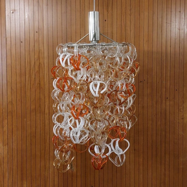 Ceiling Light by Angelo Mangiarotti for Vistosi, 1969, in Flawless conditions. Designed 1960 to 1969 This piece is...
