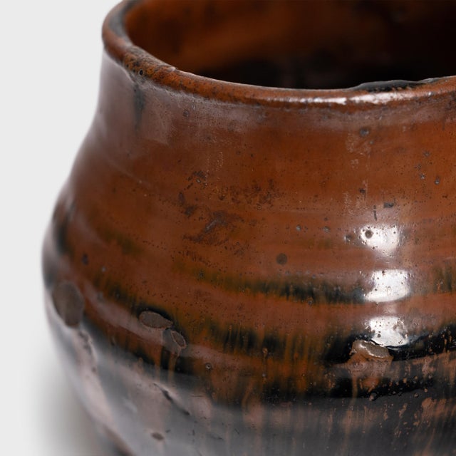 Vintage Chinese Drip Glazed Kitchen Pot, Early 20th Century For Sale - Image 4 of 4