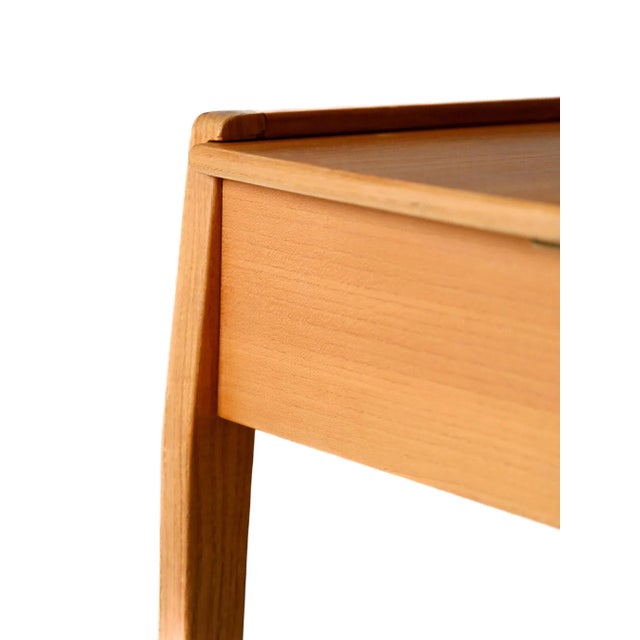 Brown Vintage Scandinavian Elm Coffee Table with Storage Compartment, 1960s For Sale - Image 8 of 11