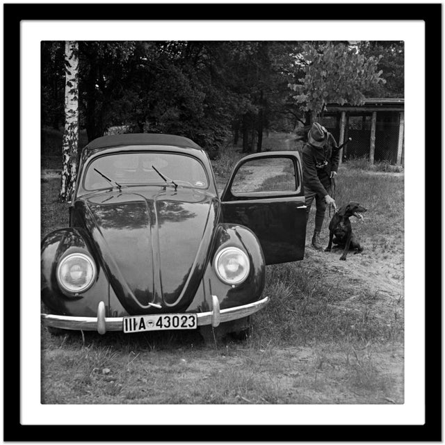 Hunter with Dog and Volkswagen Beetle, Germany 1939, Printed 2021 For Sale - Image 4 of 5
