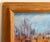 Wood c.1938 American Autumn Harvest Landscape Painting Oil on Board Signed p.a. Meyer For Sale - Image 7 of 9
