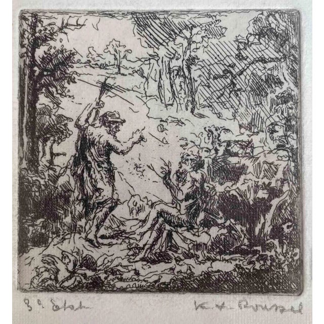 Ker Xavier Roussel, Pastorales, Original Etching, 1920s For Sale
