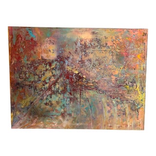 Abstract Oil on Canvas Painting For Sale