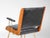 Wood Italian Fabric and Wood Armchairs by Carlo Ratti, 1960s, Set of 2 For Sale - Image 7 of 10