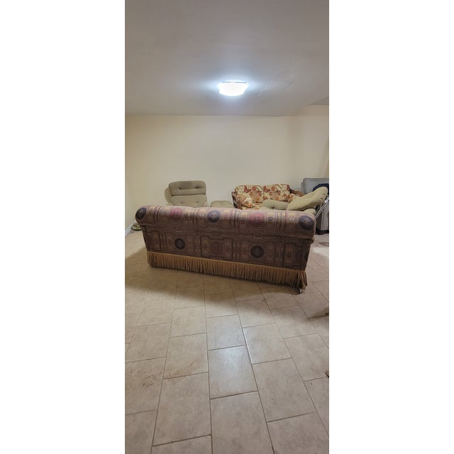 French Provincial Avery Boardman Custom Queen Sleeper Sofa, 1990s American Modern For Sale - Image 3 of 5