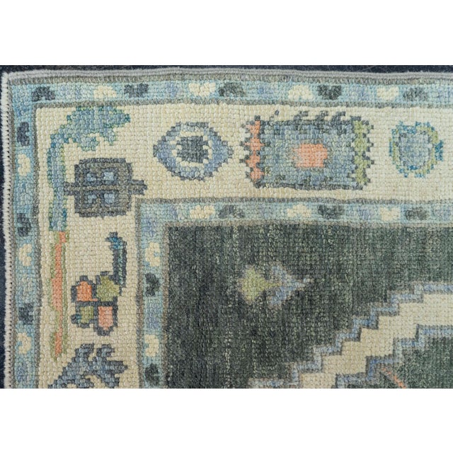Early 21st Century Turkish Oushak Rug 2'11"x 8' #19146 For Sale - Image 5 of 8