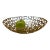 Vintage Large Brutalist Silver-Plated Openwork Fruit Bowl For Sale