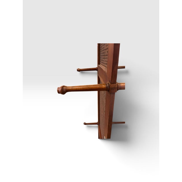 Vintage Baker Furniture Faux Bamboo Walnut & Cane Console / Sofa Table, Circa 1960s For Sale - Image 9 of 11