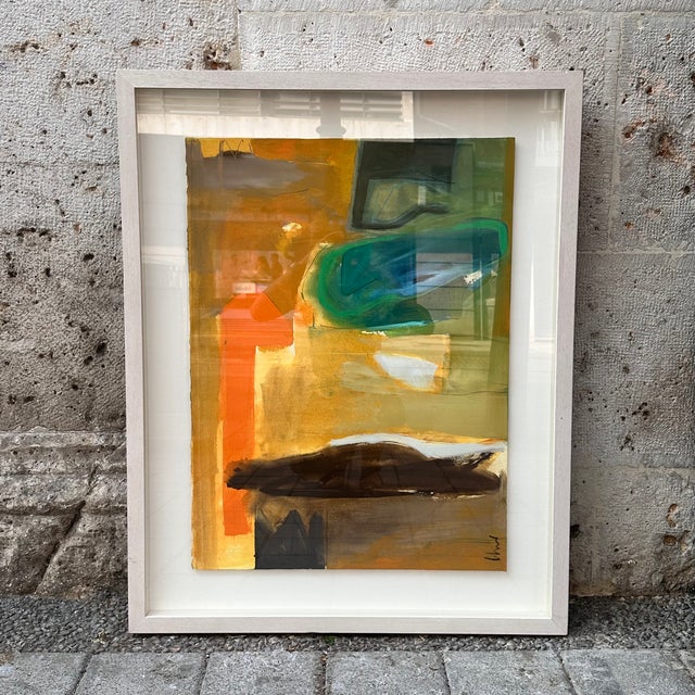 Lorenzo Colomo, Abstract Composition, 21st Century, Mixed Media on Paper, Framed For Sale - Image 3 of 18