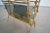 Brass 1960's Hollywood Regency Italian Solid Brass Magazine Rack For Sale - Image 8 of 13