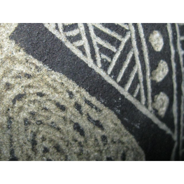 Native American 1990s Hopi Native American Etched/Painted Stone, Artist Beem For Sale - Image 3 of 10