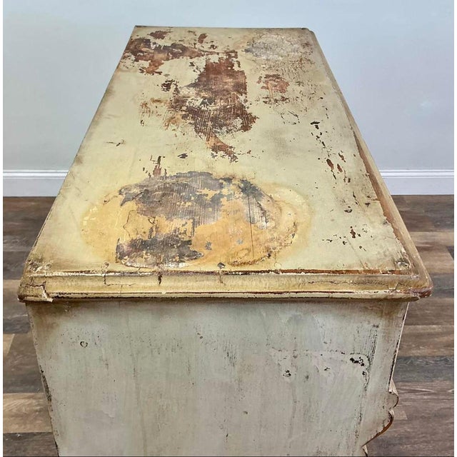 19th Century Swedish Gustavian Painted Pine Side Cabinet, Circa 1850 For Sale - Image 9 of 15