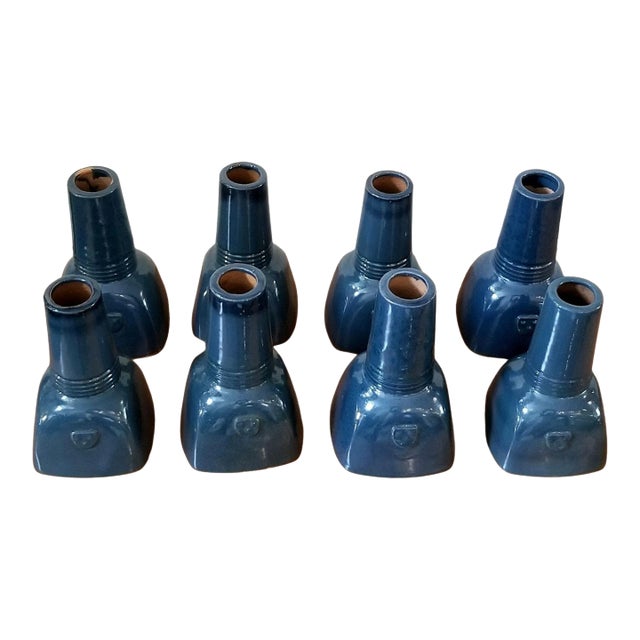 Scandinavian Sculpture Vases - Set of 8 For Sale